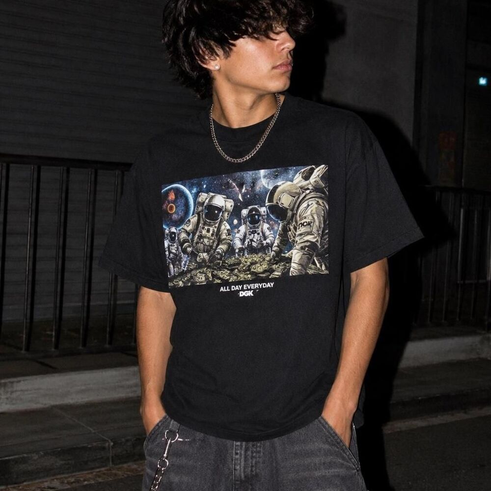 DGK “All Day Everyday” astronaut graphic tee